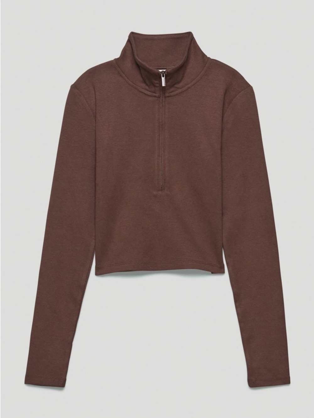 Aritzia Brown 1/4 Zip Pullover
